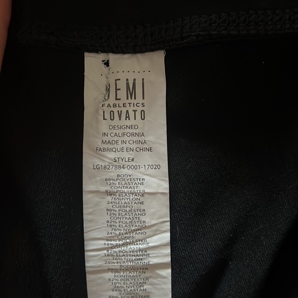 Fabletics, “Demi Lovato” Salar Statement PowerHold 7/8” (Never Worn!) - Picture 3 of 3